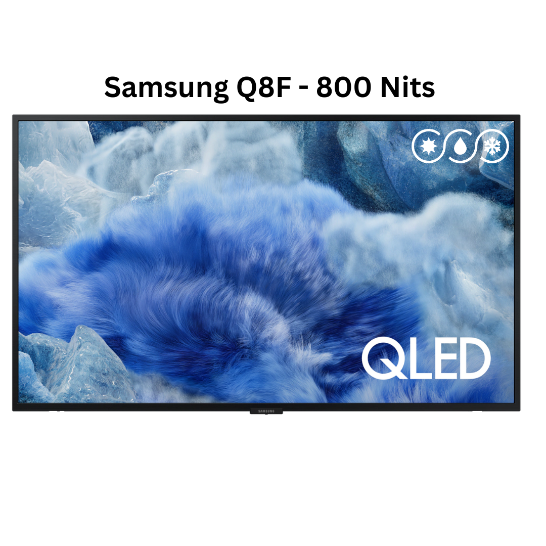 weatherloc® treated Samsung Q8F Series QLED 4K Vision AI Smart TV
