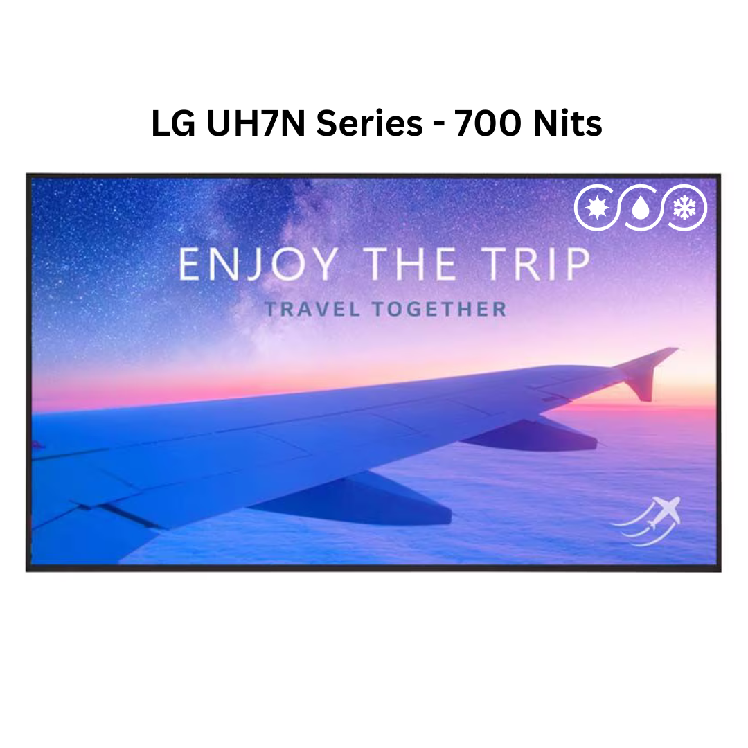 weatherloc™ treated Outdoor Commercial Display LG UH7N