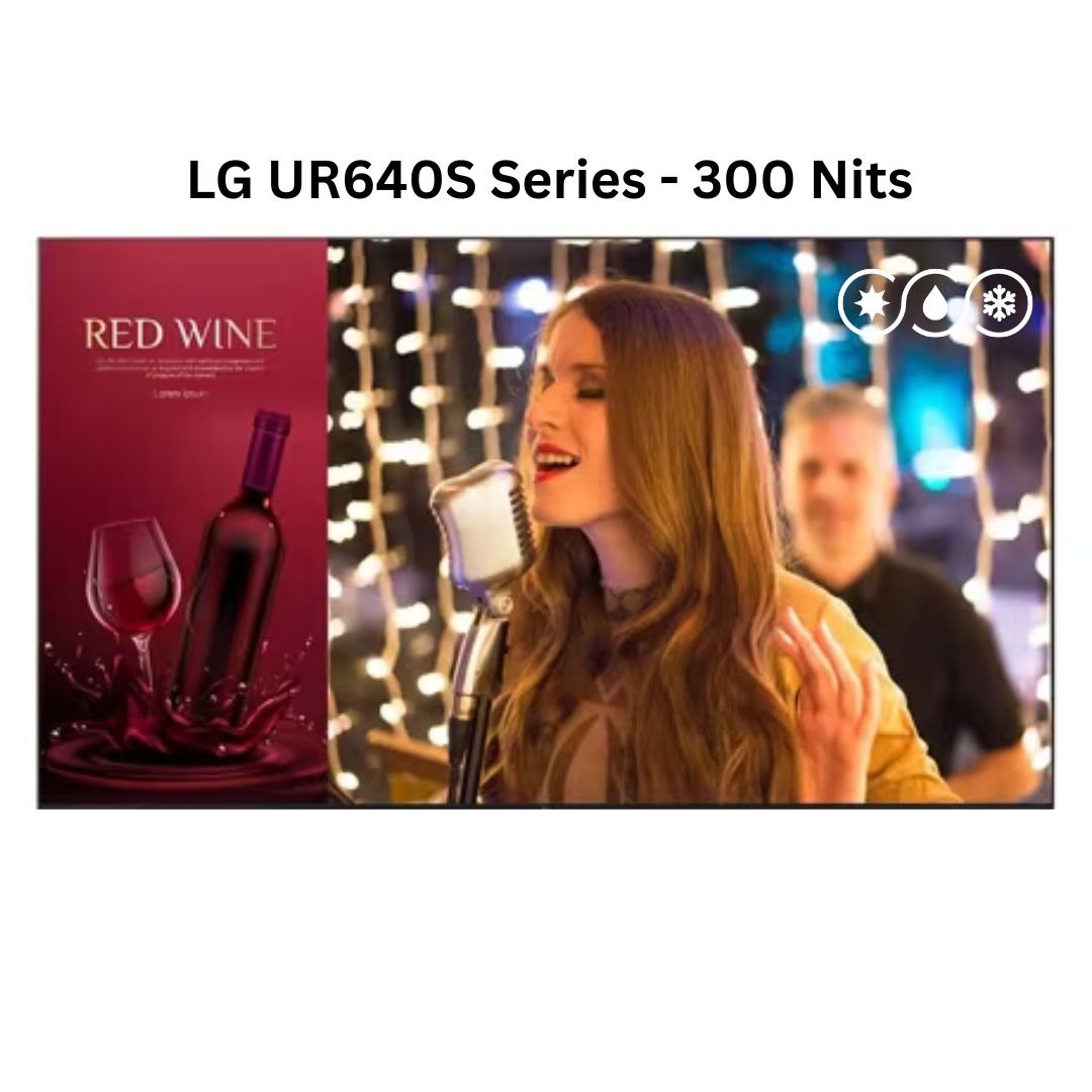 weatherloc™ treated Commercial Grade TV LG UR640S