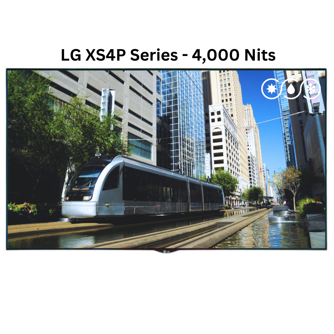 weatherloc™ treated Commercial Display LG XS4P Series