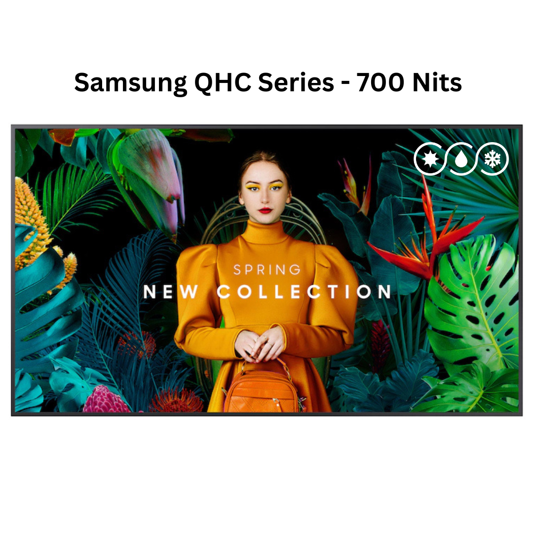 weatherloc™ treated Outdoor Professional Display Samsung QHC Series