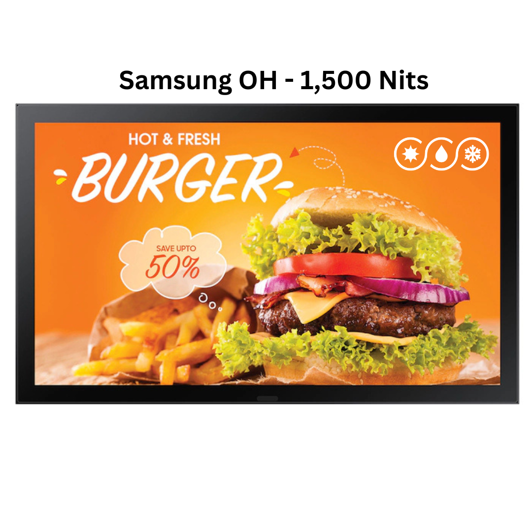 weatherloc™ treated Outdoor Display - Samsung OH Series 24"