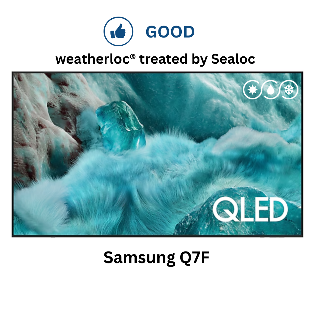 weatherloc® treated Samsung Q7F Series QLED 4K Vision AI Smart TV
