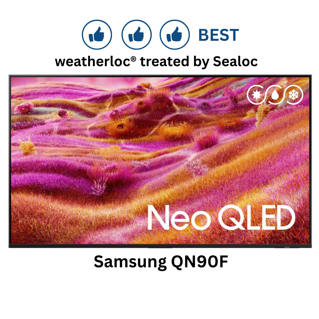 weatherloc® treated Samsung QN90F Series Neo QLED 4K UHD Vision AI Smart TV