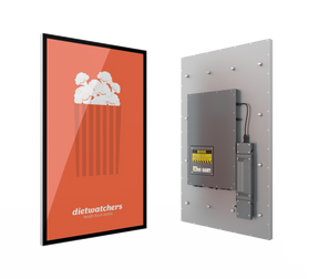 Placard VS Series Semi Outdoor Single Portrait Style Wall Display