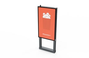 Placard VS Series Semi Outdoor Display with Floor Standing Kit
