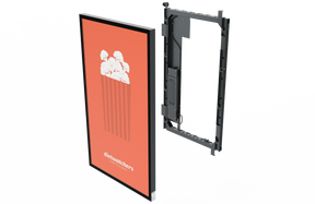 Placard VS Series Semi Outdoor Single Portrait Style Wall Display
