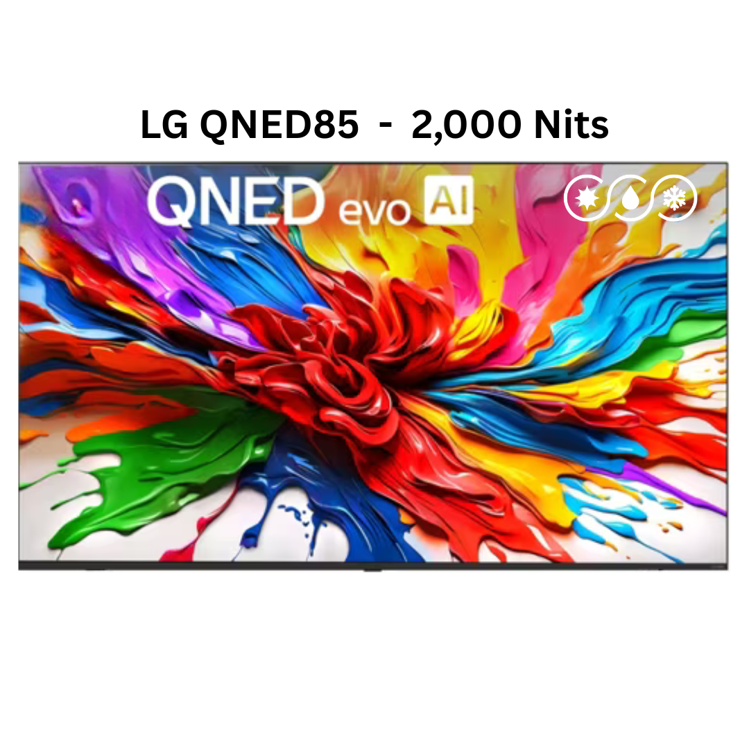 weatherloc® treated LG QNED evo AI 4K Smart TV QNED85