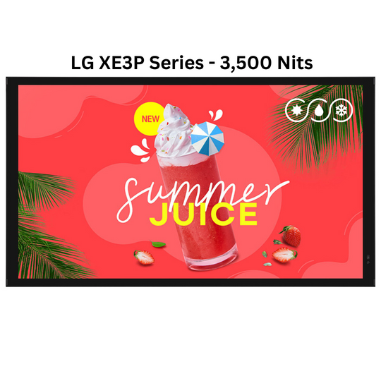 weatherloc™ treated Commercial Display LG XE3P Series