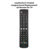 weatherloc® treated Insignia Replacement Remote for LG TV