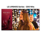 weatherloc™ treated Commercial Grade TV LG UR640S