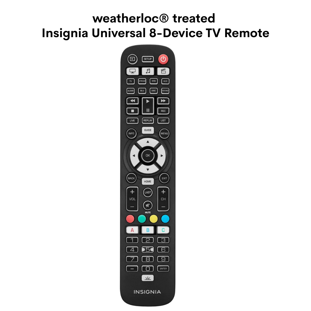 weatherloc® treated Insignia 8 Device Remote